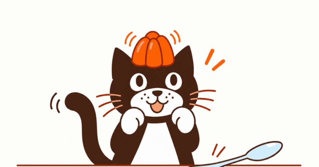  jelly fell on the cat head