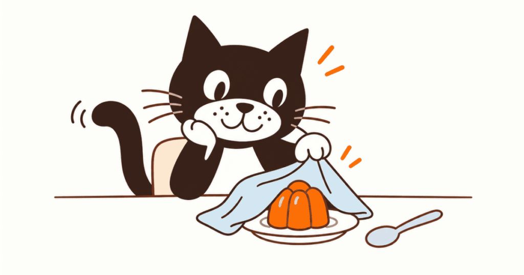 Cat and jelly - design